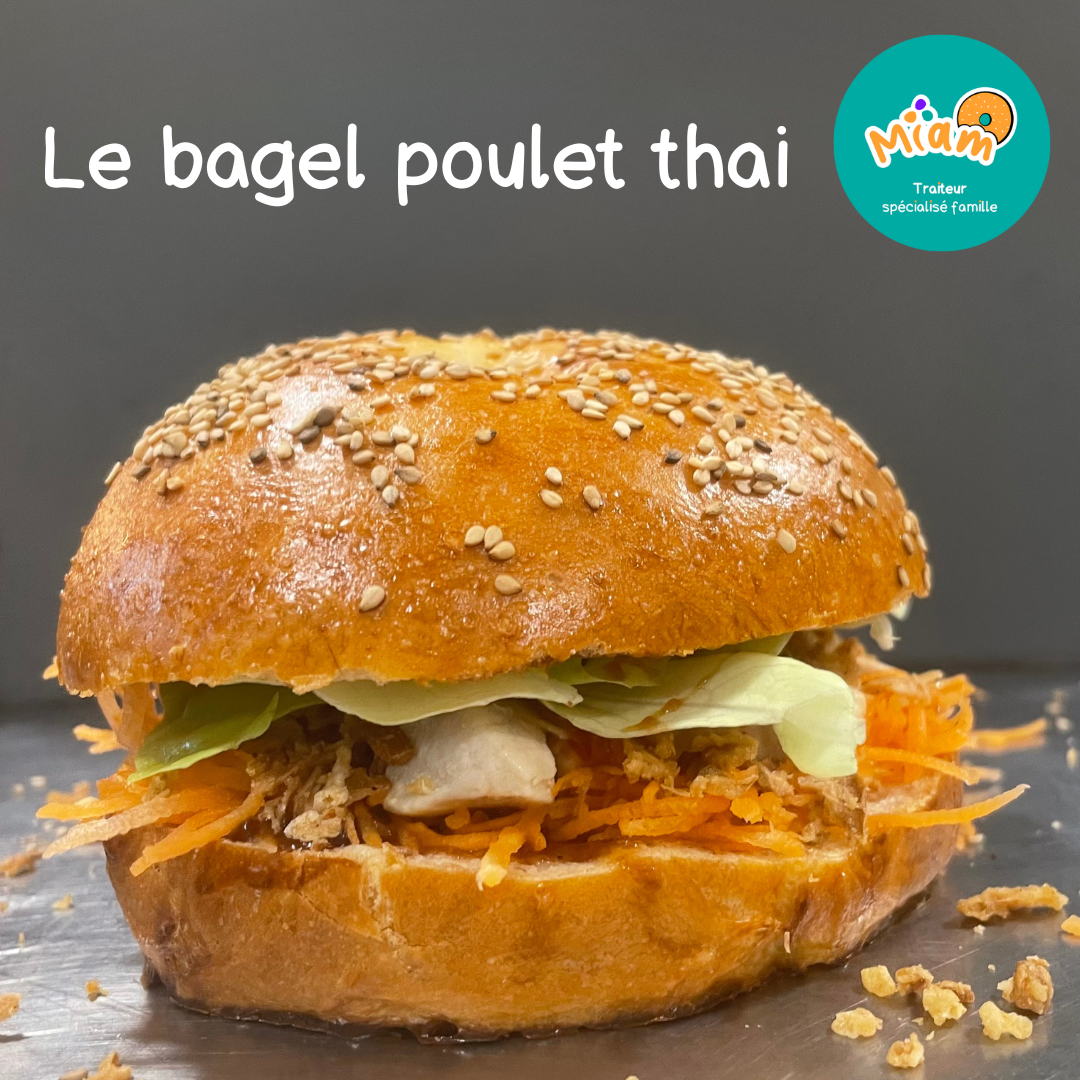 Bagel Poulet Thai